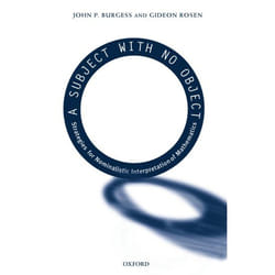 ISBN A Subject With No Object ( Strategies for Nominalistic Interpretation of Mathematics ) Couverture rigide