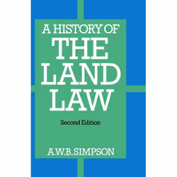 ISBN A History of the Land Law, 328 pages