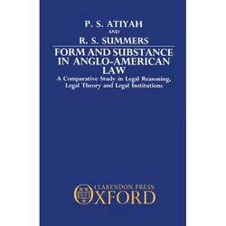 ISBN Form and Substance in Anglo-American Law ( A Comparative Study in Legal Reasoning Legal Theory and Legal Institutions ), ...