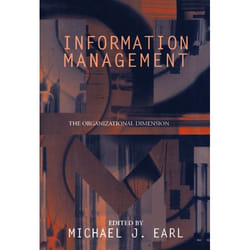 ISBN Information Management: The Organizational Dimension livre Anglais Livre broché 532 pages
