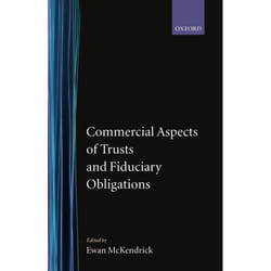 ISBN Commercial Aspects of Trusts and Fiduciary Obligations livre