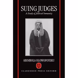 ISBN Suing Judges ( A Study of Judicial Immunity ), 258 pages