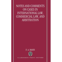 ISBN Notes and Comments on Cases in International Law Commercial Law and Arbitration livre