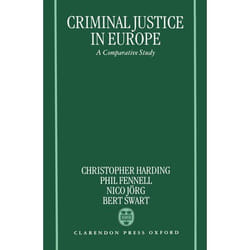 ISBN Criminal Justice in Europe ( A Comparative Study ) livre