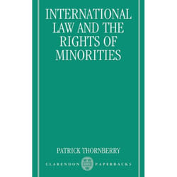 ISBN International Law and the Rights of Minorities livre