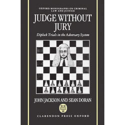 ISBN Judge Without Jury ( Diplock Trials in the Adversary System ) livre