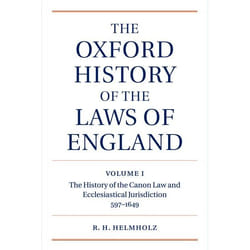 The Oxford History of the Laws of England, Oxford History of the Laws of England