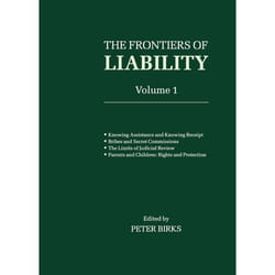 ISBN Frontiers of Liability ( Volume 1 ) livre