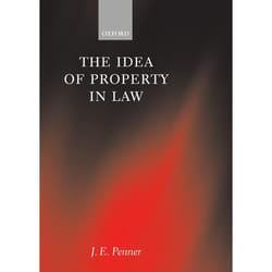 ISBN The Idea of Property in Law
