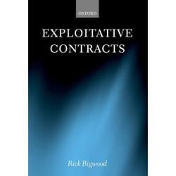 ISBN Exploitative Contracts livre