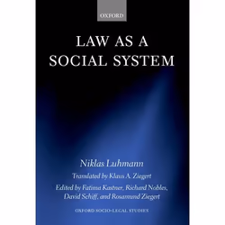 ISBN Law as a Social System, Anglais, Livre broché, 512 pages