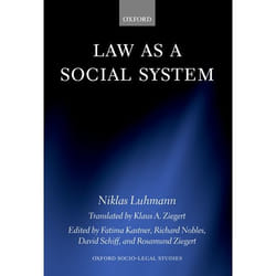 ISBN Law as a Social System livre Anglais Livre broché 512 pages
