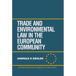 ISBN Trade and Environment Law in the European Community livre