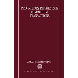 ISBN Proprietary Interests in Commercial Transactions livre