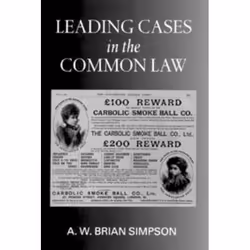ISBN Leading Cases in the Common Law, 324 pages