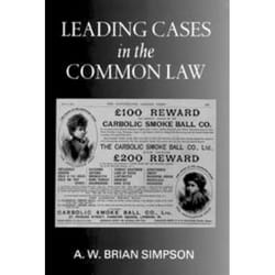 ISBN Leading Cases in the Common Law livre