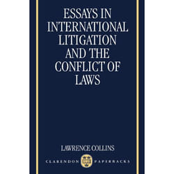 ISBN Essays in International Litigation and the Conflict of Laws livre