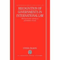 ISBN Recognition of Governments in International Law ( With Particular Reference to Governments in Exile ), Anglais, Livre br ...