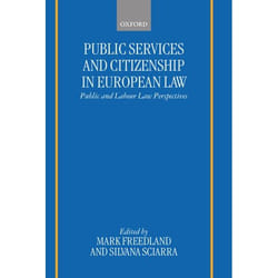 ISBN Public Services and Citizenship in European Law ( Public and Labour Law Perspectives ) livre