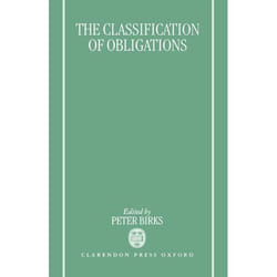 ISBN The Classification of Obligations livre