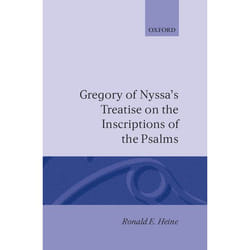 ISBN Gregory of Nyssa's Treatise on the Inscriptions of the Psalms livre