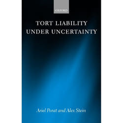 ISBN Tort Liability Under Uncertainty livre