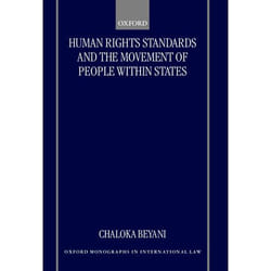 ISBN Human Rights Standards and the Free Movement of People Within States livre 176 pages