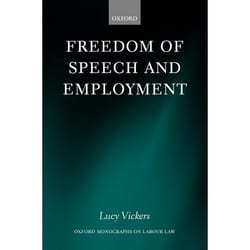 ISBN Freedom of Speech and Employment livre