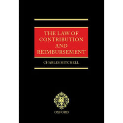 ISBN The Law of Contribution and Reimbursement livre