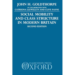 ISBN Social Mobility and Class Structure in Modern Britain livre