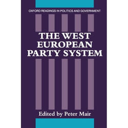 ISBN The West European Party System livre