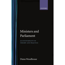 ISBN Ministers and Parliament ( Accountability in Theory and Practice ) livre