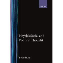 ISBN Hayek's Social and Political Thought livre