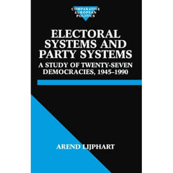 Electoral Systems and Party Systems, Comparative Politics Series