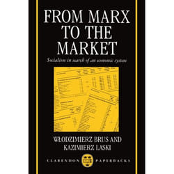 ISBN From Marx to the Market ( Socialism in Search of an Economic System ) Anglais