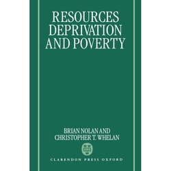 ISBN Resources Deprivation and Poverty livre 272 pages