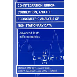 ISBN Co-integration Error Correction and the Econometric Analysis of Non-Stationary Data livre