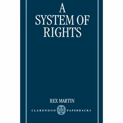 ISBN A System of Rights, Anglais, Couverture rigide, 446 pages