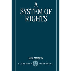 ISBN A System of Rights Couverture rigide
