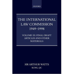 ISBN The International Law Commission 1949-1998 ( Volume Three: Final Draft Articles of the Material ) livre