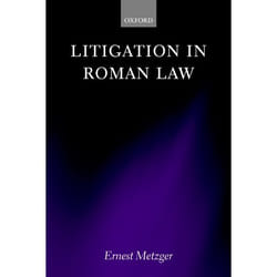 ISBN Litigation in Roman Law livre
