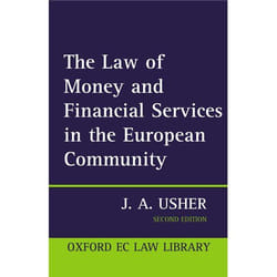 ISBN The Law of Money and Financial Services in the EC livre