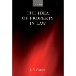 ISBN The Idea of Property in Law Couverture rigide