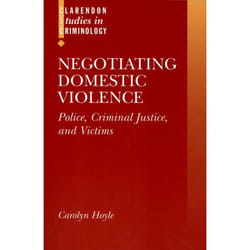 ISBN Negotiating Domestic Violence ( Police Criminal Justice and Victims ) Couverture rigide