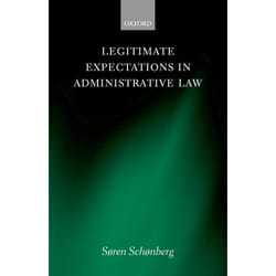 ISBN Legitimate Expectations in Administrative Law livre