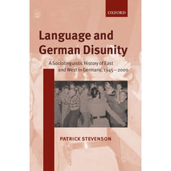 ISBN Language and German Disunity ( A Sociolinguistic History of East and West in Germany 1945-2000 ) Couverture rigide