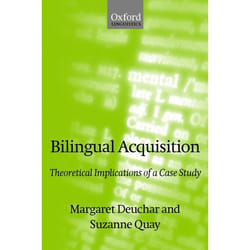 ISBN Bilingual Acquisition ( Theoretical Implications of a Case Study ) livre