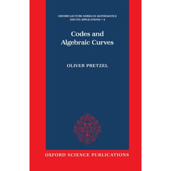 Codes and Algebraic Curves, Oxford Lecture Series in Mathematics and Its Applications, 8
