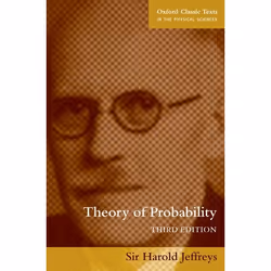 ISBN The Theory of Probability, Sir Harold Jeffreys, Anglais, Oxford University Press, 06/08/1998, unisexe, 1 pièce(s)