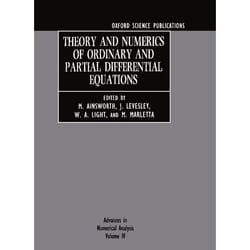 ISBN Theory and Numerics of Ordinary and Partial Differential Equations livre